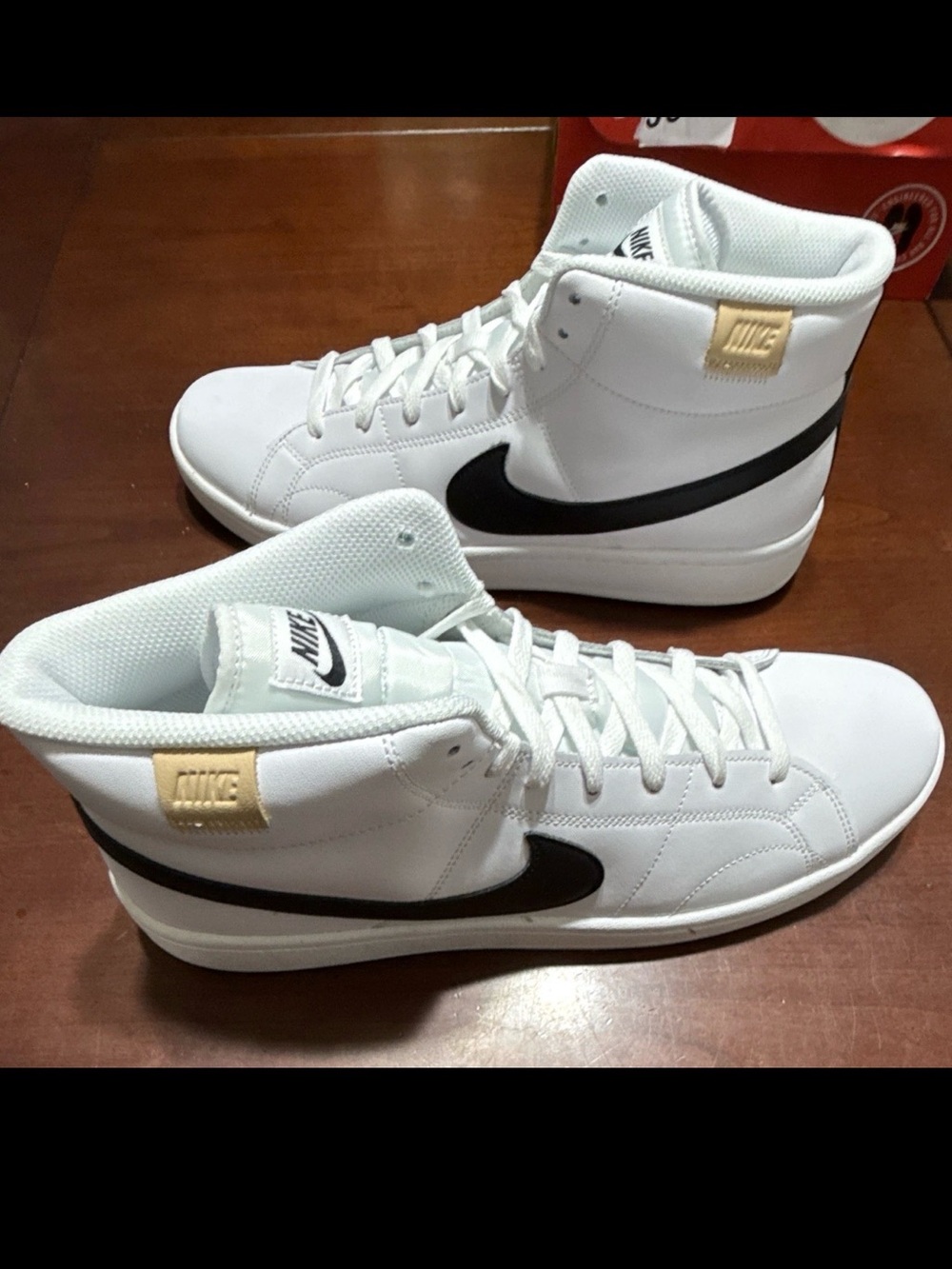 Nike Court Royale 2 Mid White Black Onyx US Men 11.5 Women 13 CQ9179-100